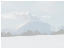 道の駅付近からの浅間山